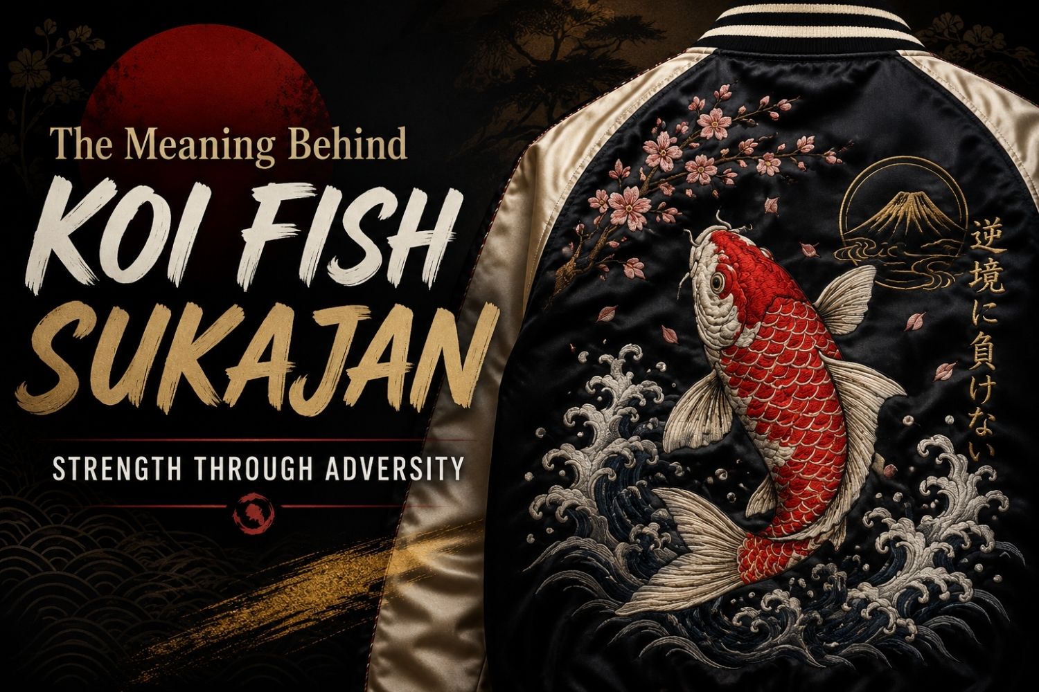 Koi fish sukajan jacket
